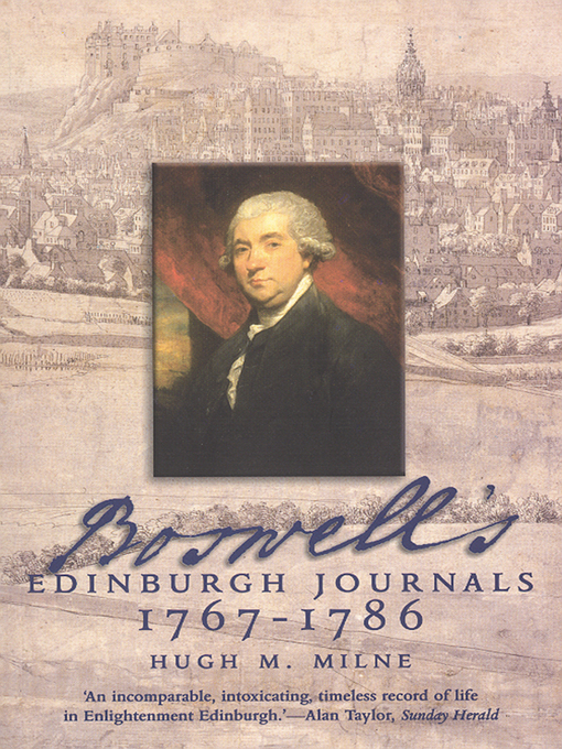 Title details for Boswell's Edinburgh Journals by Hugh M. Milne - Available